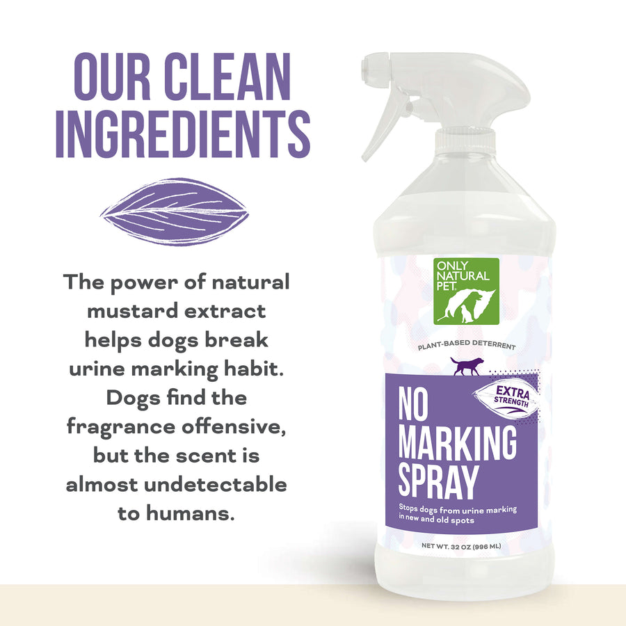 No Marking Deterrent Spray for Dogs Only Natural Pet