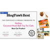 Healthy Pet World Coconut Husk Balls for Cats Blog Paws Best Certificate