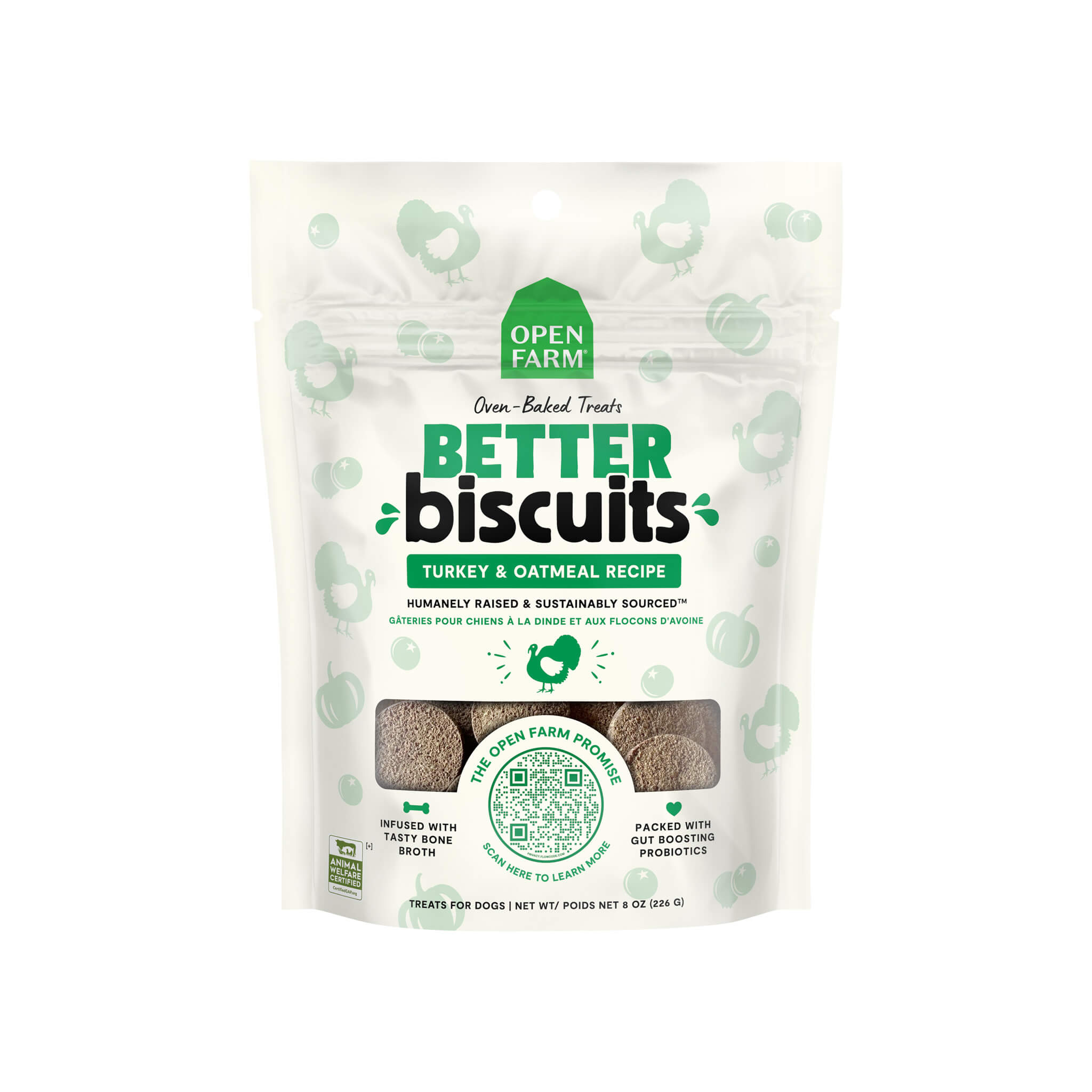 Open Farm Better Biscuits Dog Treats 8oz – Only Natural Pet