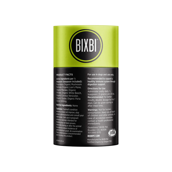 BIXBI Digestion Supplement Container Back