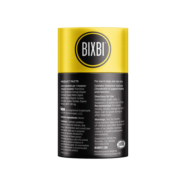 BIXBI Joints Supplement Container Back
