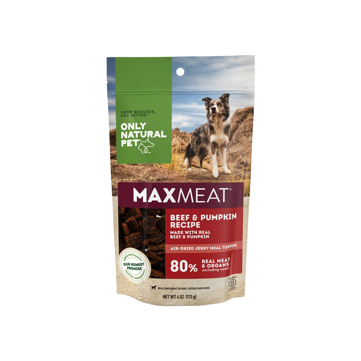 Only Natural Pet MaxMeat Air Dried Beef Dog Treat & Food Topper