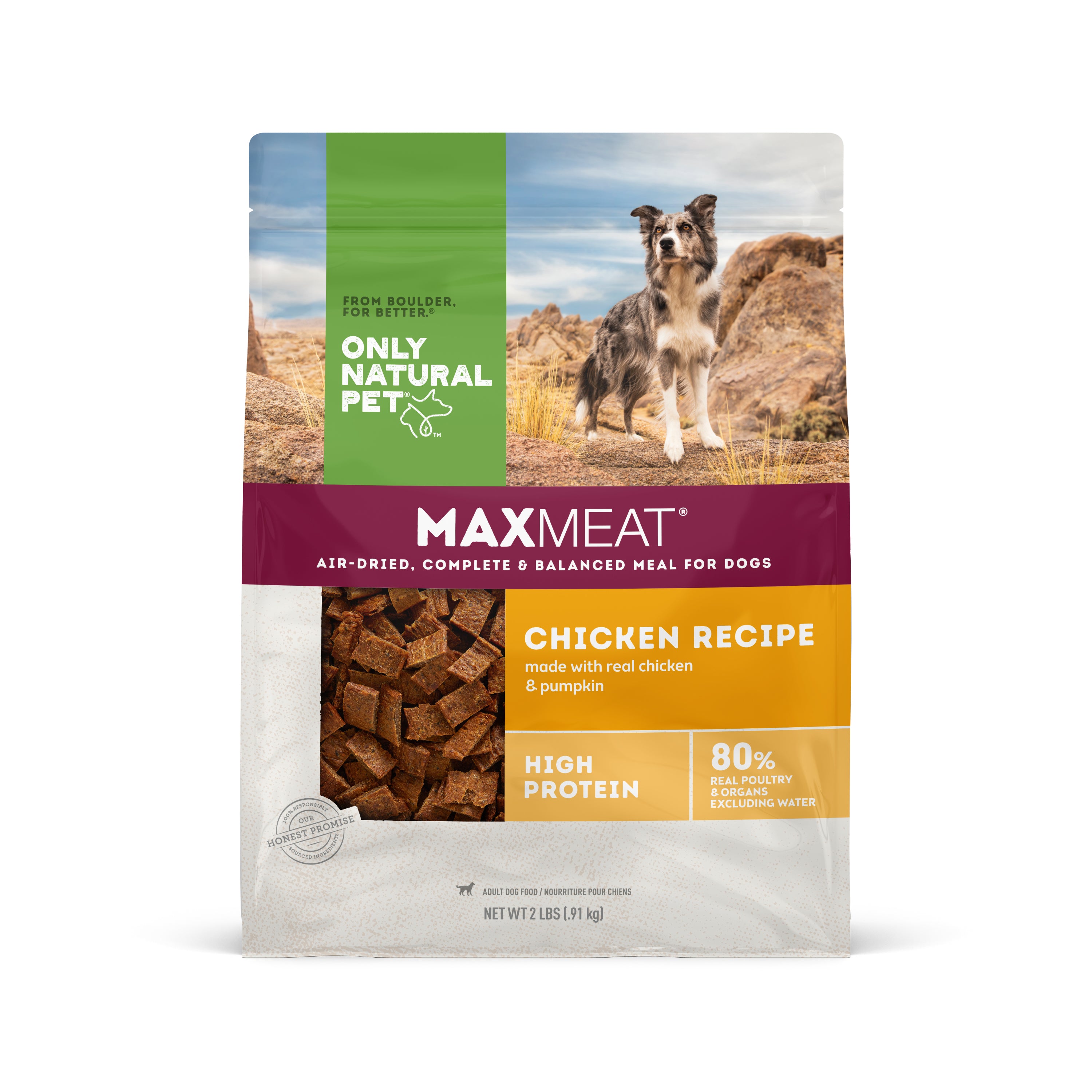 MaxMeat Air Dried Dog Food Chicken Recipe Only Natural Pet