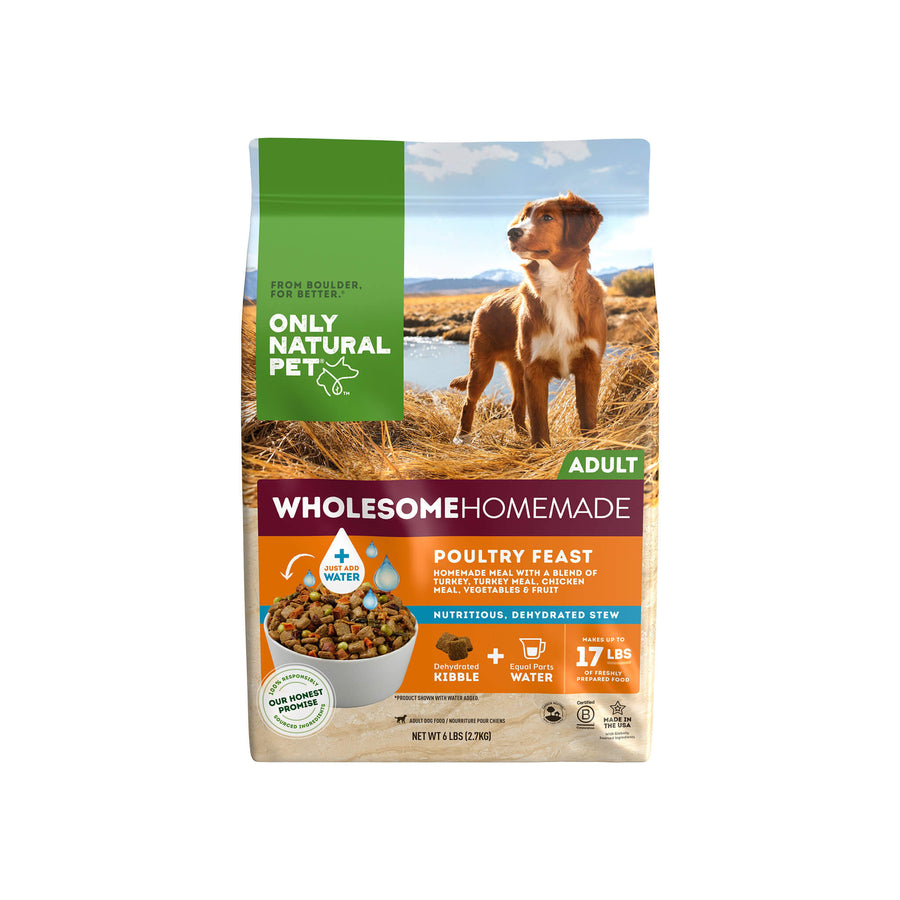 Only Natural Pet Wholesome Homemade Dehydrated Dog Food Only Natural Pet