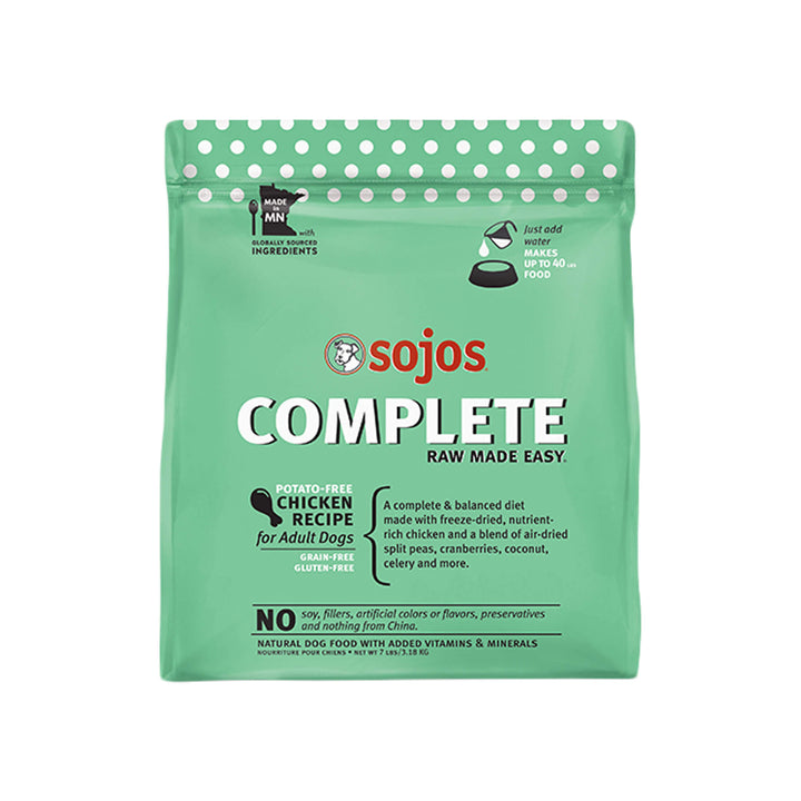 Sojos Simply Raw Freeze-Dried Dog Treats, Lamb Flavor, 4-Ounce Bag, Grain Free, Single Ingredient