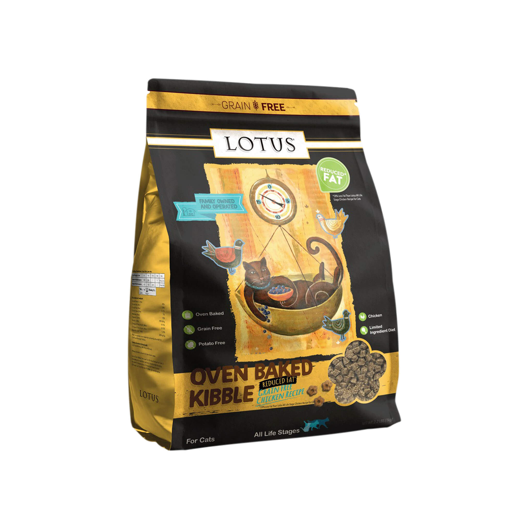 Lotus Oven Baked Low Fat Grain-Free Dry Cat Food | Only Natural Pet