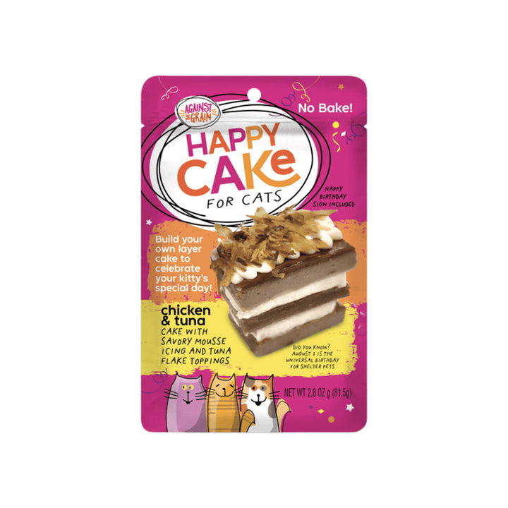Against the Grain Happy Cake No Bake Layer Cake for Cats