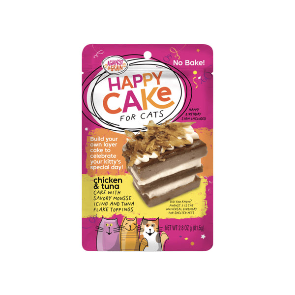 Against the Grain Happy Cake No Bake Layer Cake for Cats