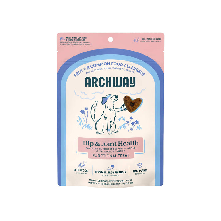 Archway Hip & Joint Health Functional Dog Treats Front of Bag