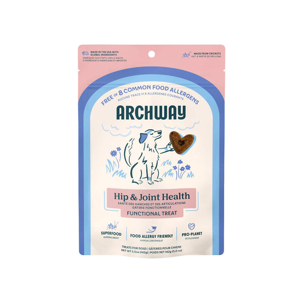 Archway Hip & Joint Health Functional Dog Treats Front of Bag