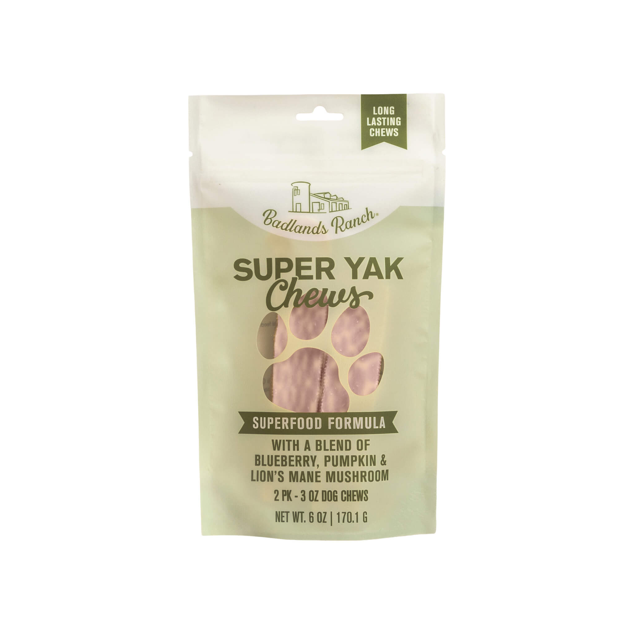 ドッグフード hanachan Badlands Ranch Yak Chews Superfood Chew for Dogs | Only Natural Pet