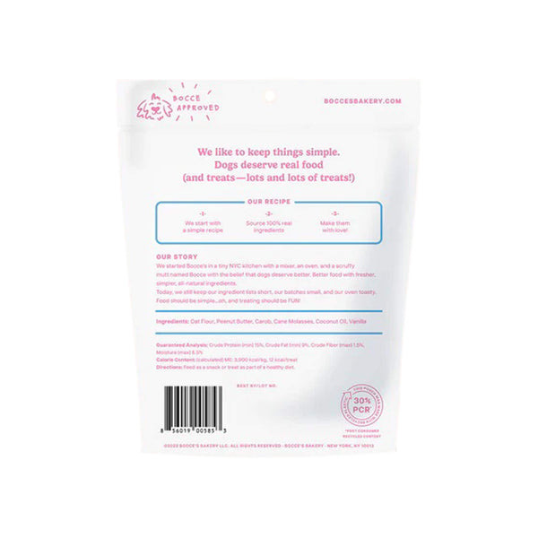 Bocce's Bakery Birthday Cake Biscuit Dog Treats Bag Back