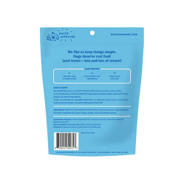 Bocce's Bakery Soft & Chewy Campfire S'mores Dog Treats Bag Back