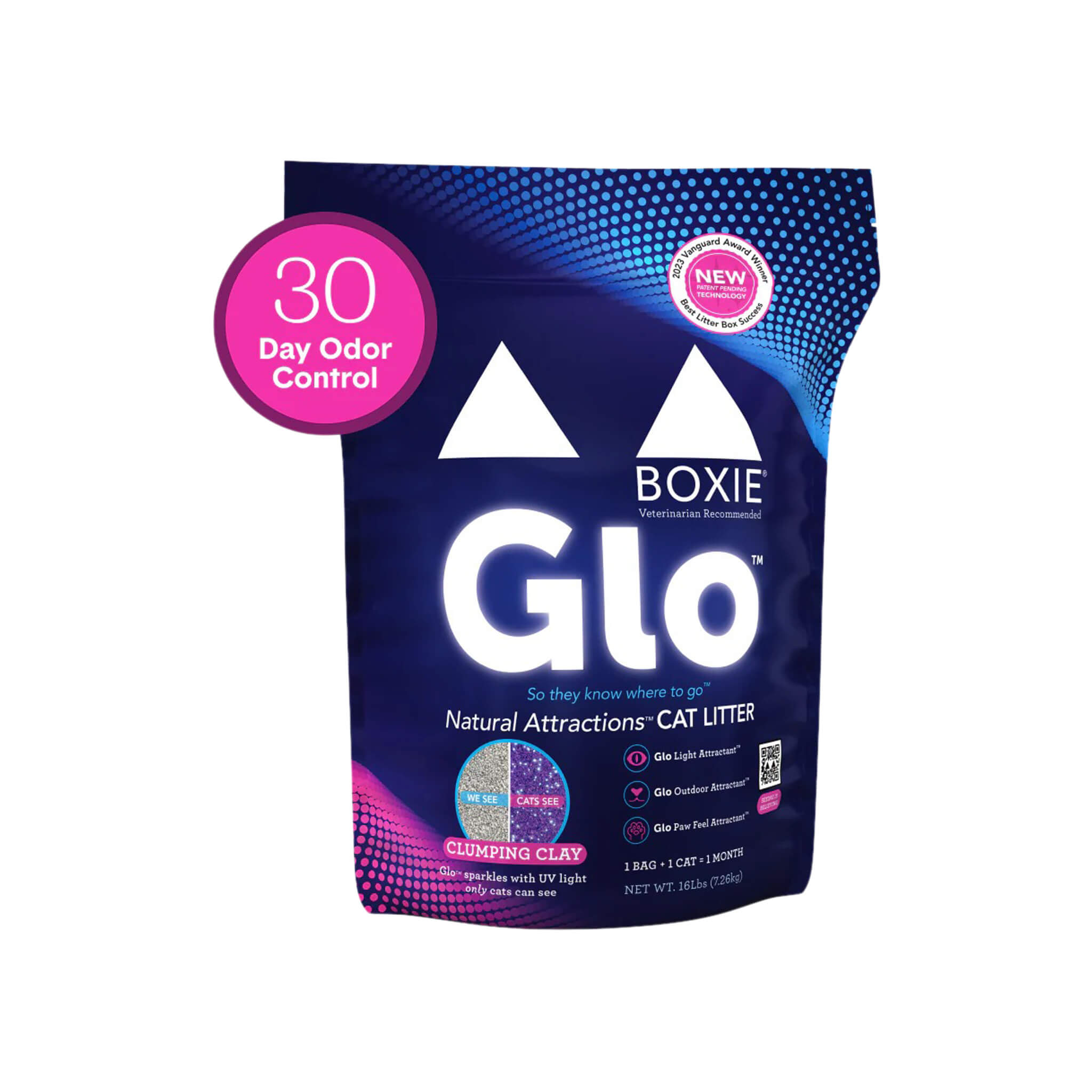 Glo Natural Attractions Clumping Clay Cat Litter