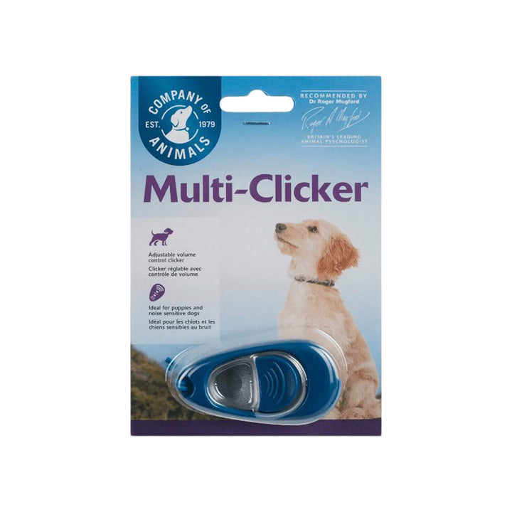 Company of Animals Multi-Clicker Adjustable Volume Training Aid In Packaging