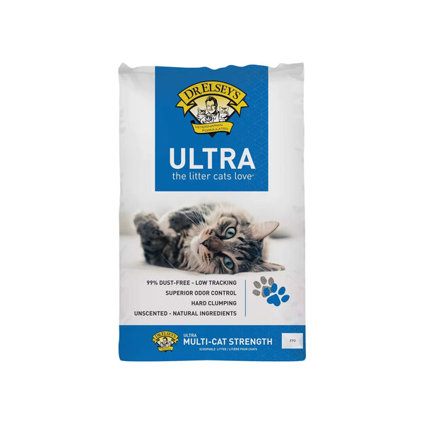 Dr Elsey's Ultra Multi-Cat Strength Cat Litter Bag Front