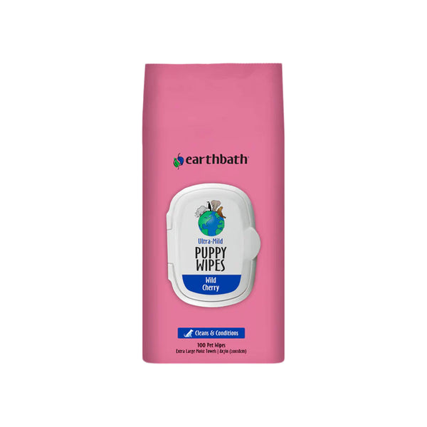 Earthbath Ultra-Mild Puppy Wipes front of package