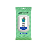 Earthbath Totally Natural Pet Care Clean & Deodorize Ear Wipes for Dogs & Cats Pack Front