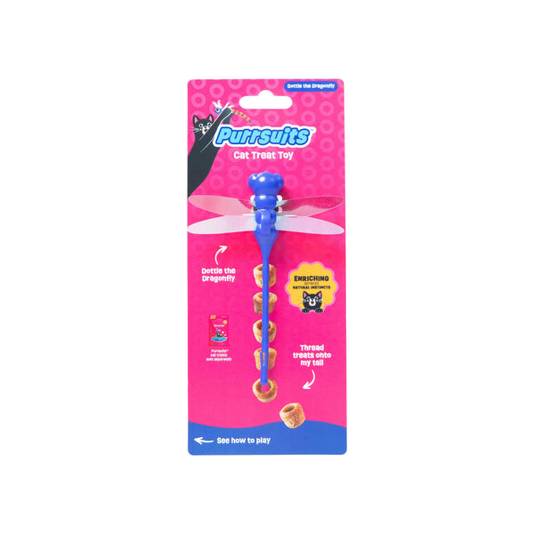Giddy Kitty Purrsuits Dragonfly Cat Treat Toy