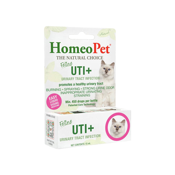 HomeoPet Feline Homeopathic UTI+ Drops for Cats