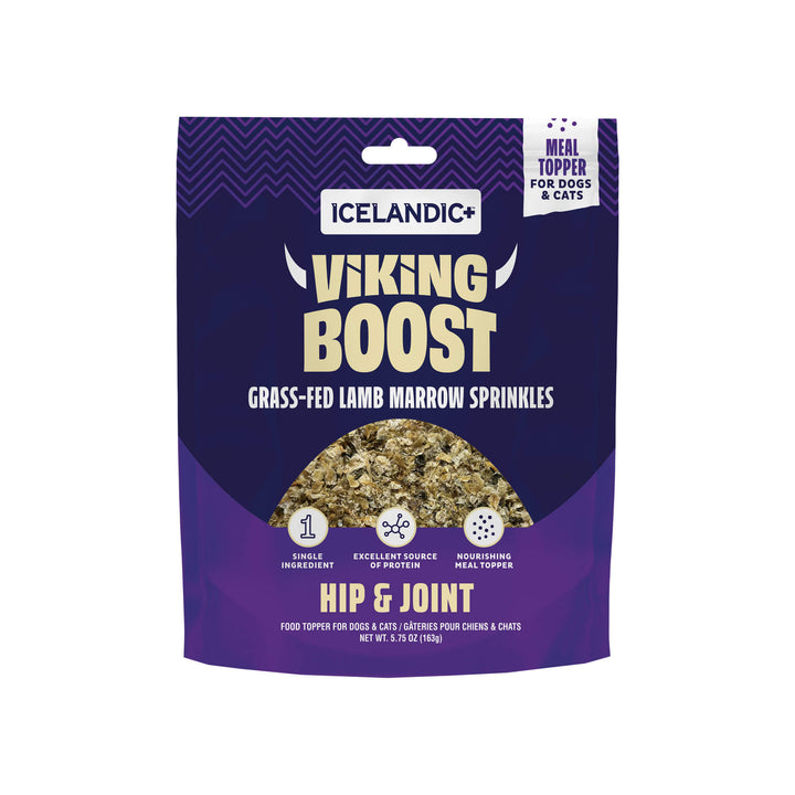 Icelandic+ Viking Boost Hip & Joint Food Topper for Dogs & Cats Front of Bag