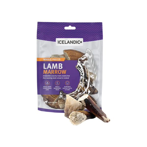 Icelandic+ Lamb Horn Marrow Dog Treats Package Front