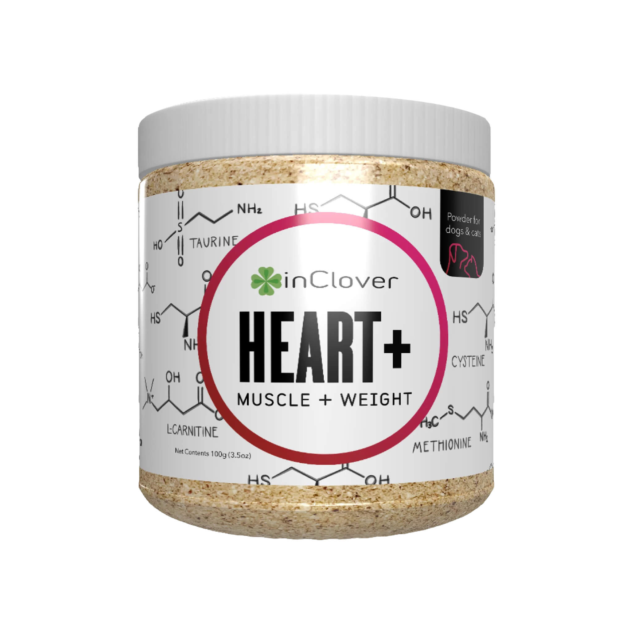 In Clover Heart Support Powder for Dogs & Cats
