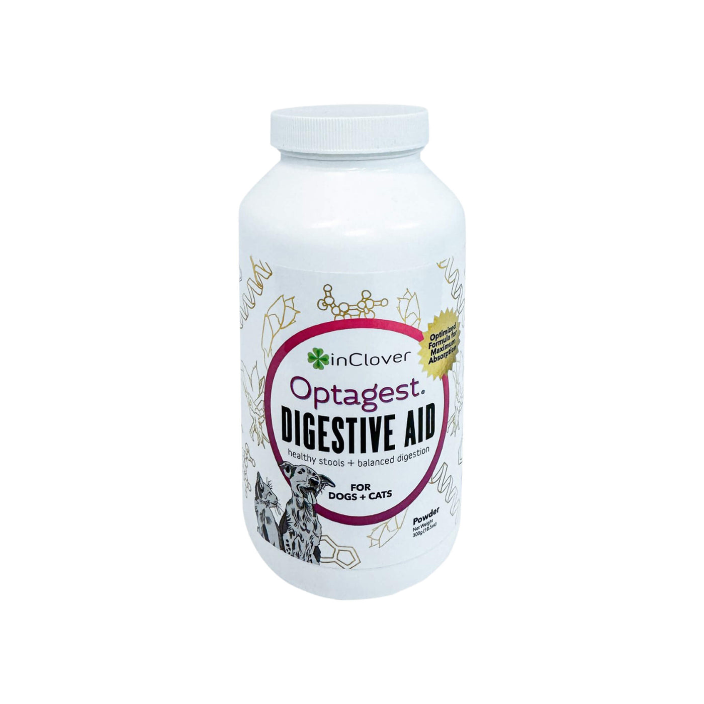 In Clover OptaGest Digestive Aid Dog & Cat Supplement | Only