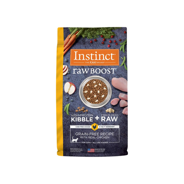 Instinct Raw Boost Dry Cat Food Bag Front