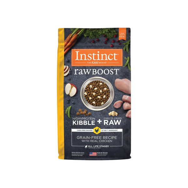 Instinct Raw Boost Dry Dog Food Bag Front