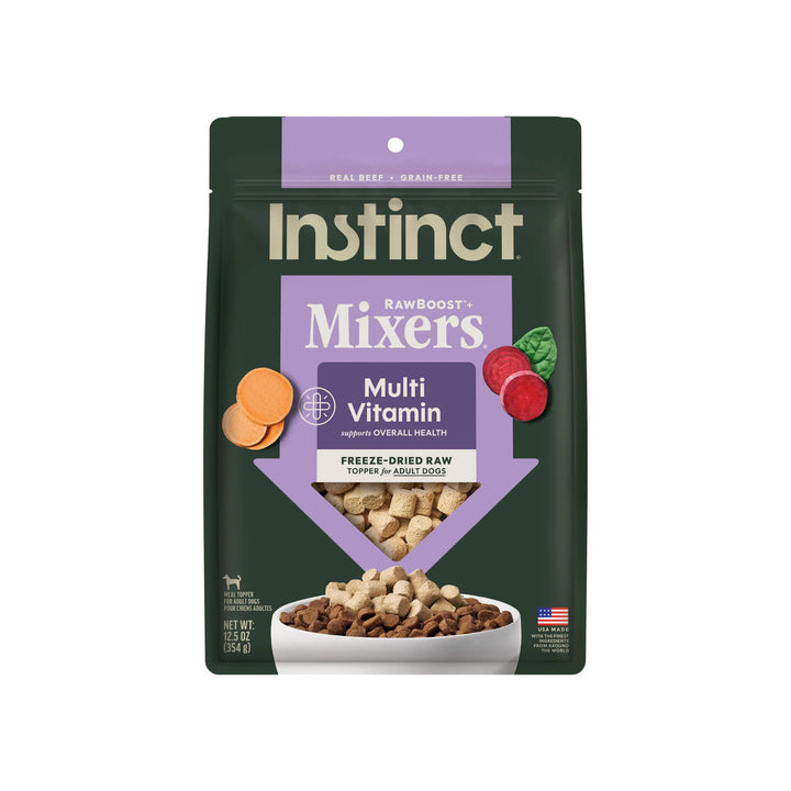 Instinct Raw Boost Mixers Freeze Dried Multivitamin Topper for Dogs Front of Bag