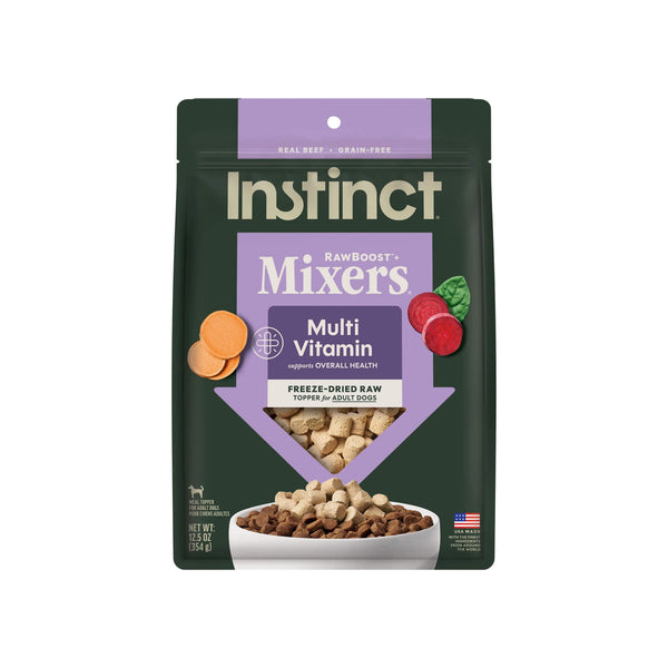 Instinct Raw Boost Mixers Freeze Dried Multivitamin Topper for Dogs Front of Bag