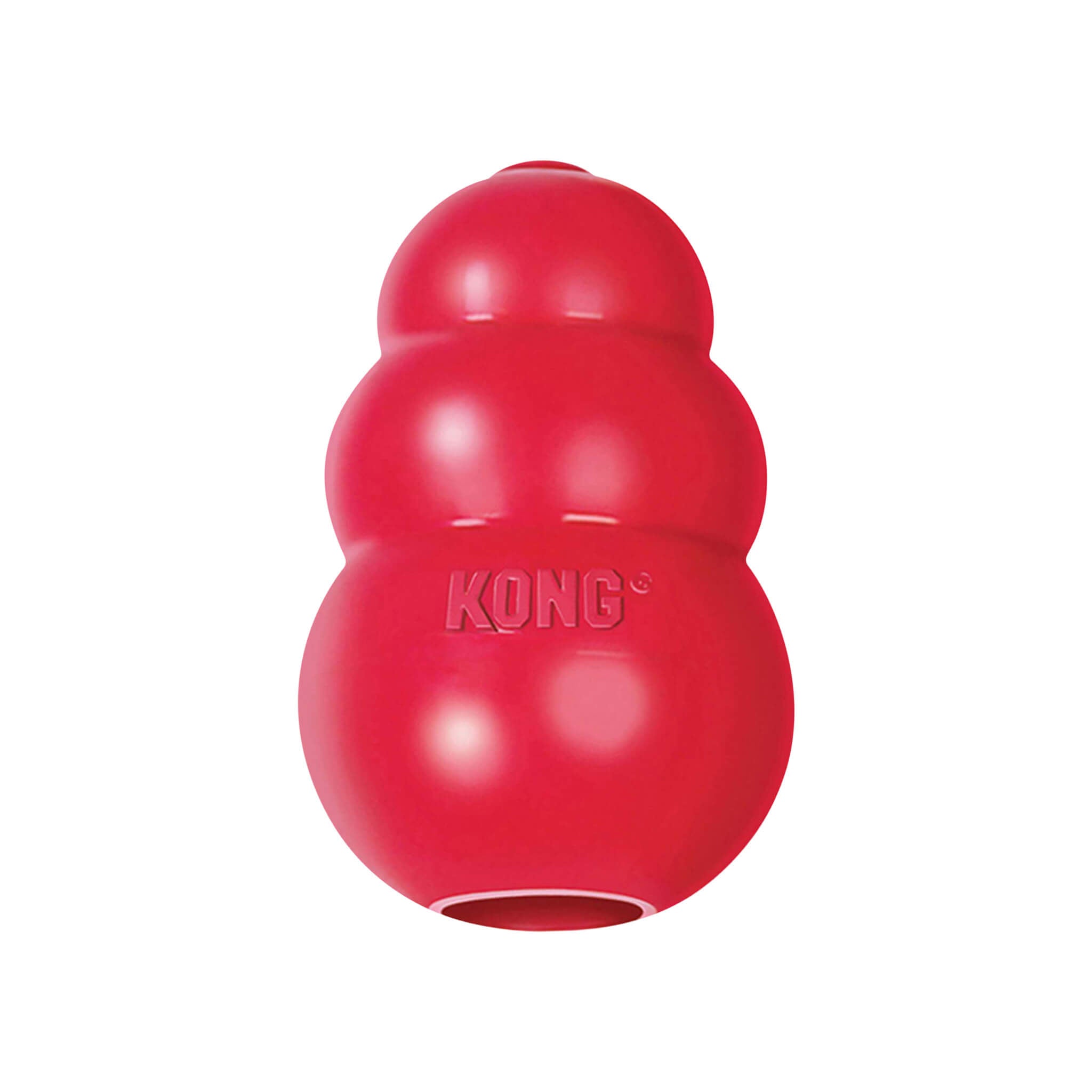 KONG Classic Natural Rubber Treat Stuffer Dog Chew Toy Only