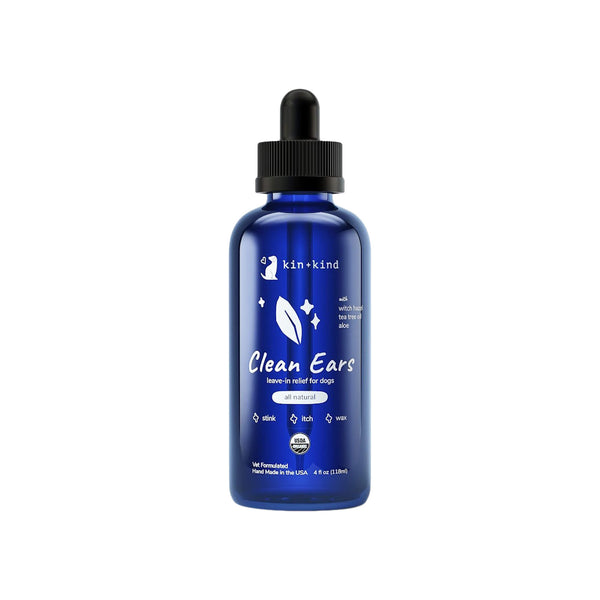 Kin + Kind Organic Ear Cleaner for Dogs