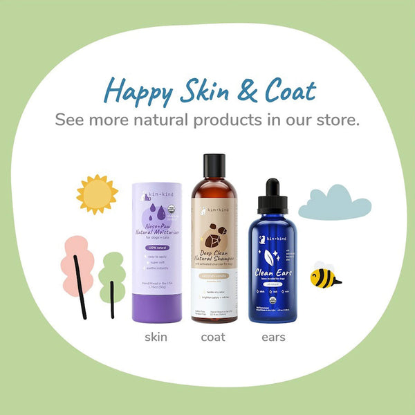 Kin + Kind Natural Kitty Ear Cleaner for Cats