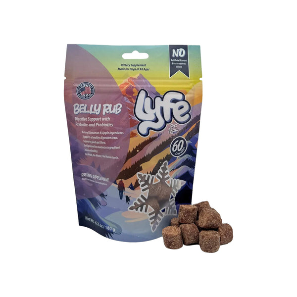 Lyfe Belly Rub Digestive Support Chews for Dogs