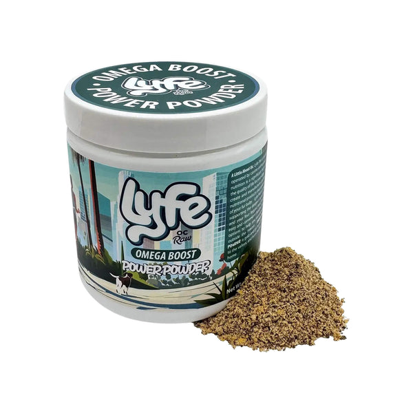 Lyfe Power Powder Omega Boost Supplement for Dogs