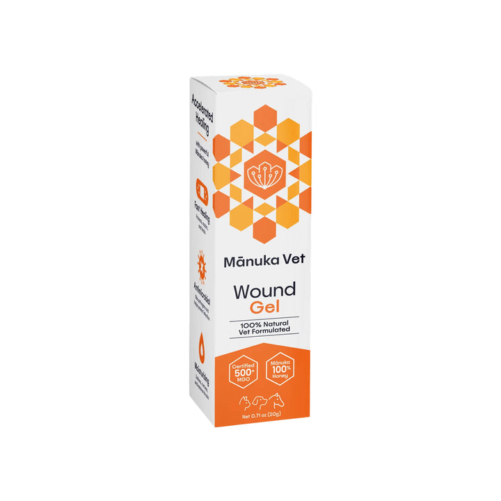 Manuka Vet Wound Gel for Dogs & Cats Front of Box