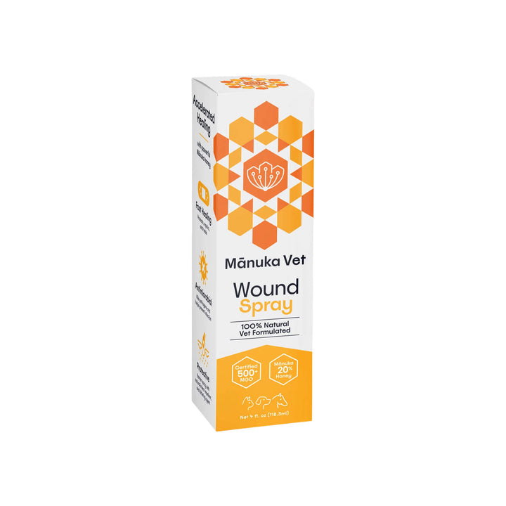 Manuka Vet Wound Spray for Dogs & Cats Front of Box