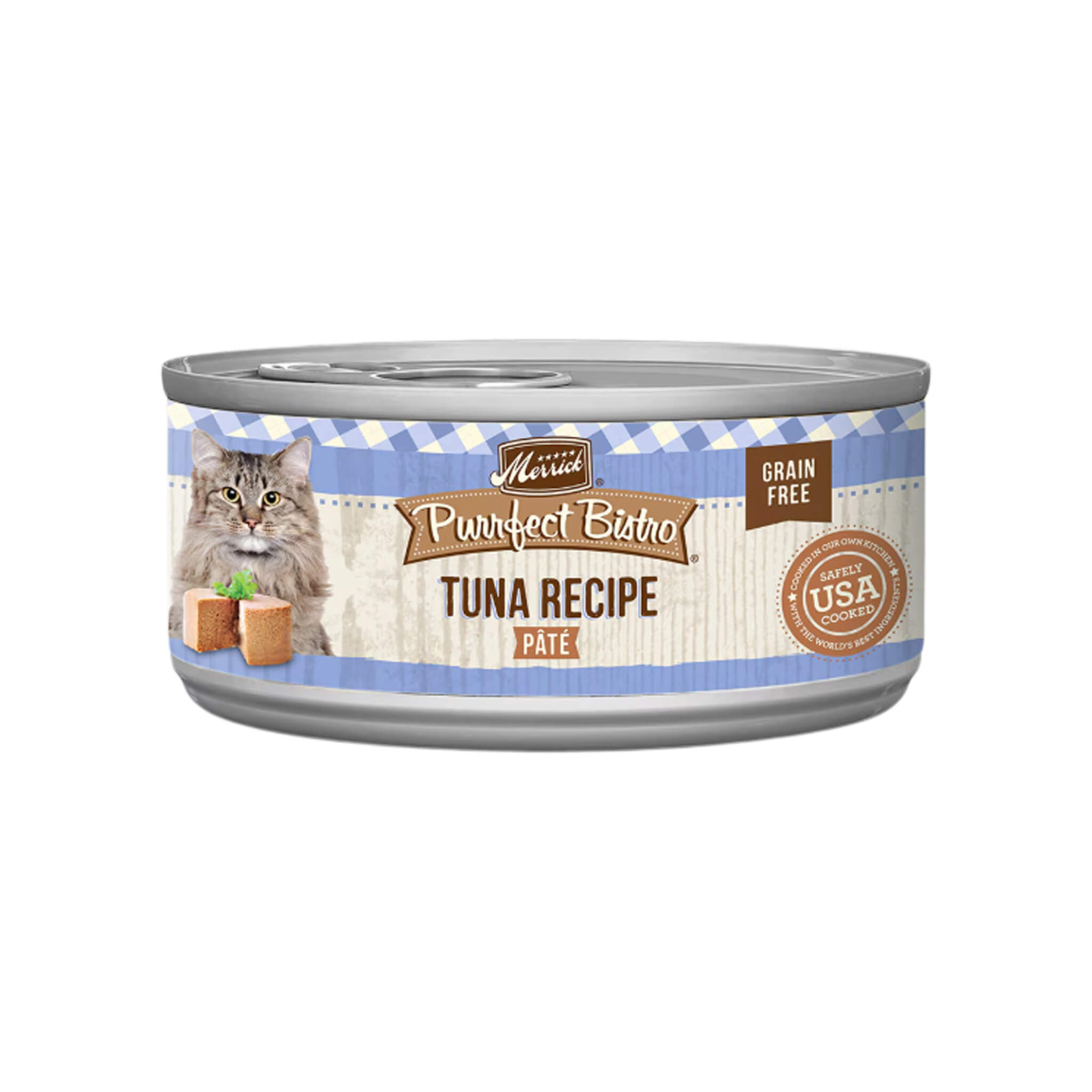 Merrick Purrfect Bistro Grain-Free Turkey Pate Canned Cat Food, 3-oz, case of 24