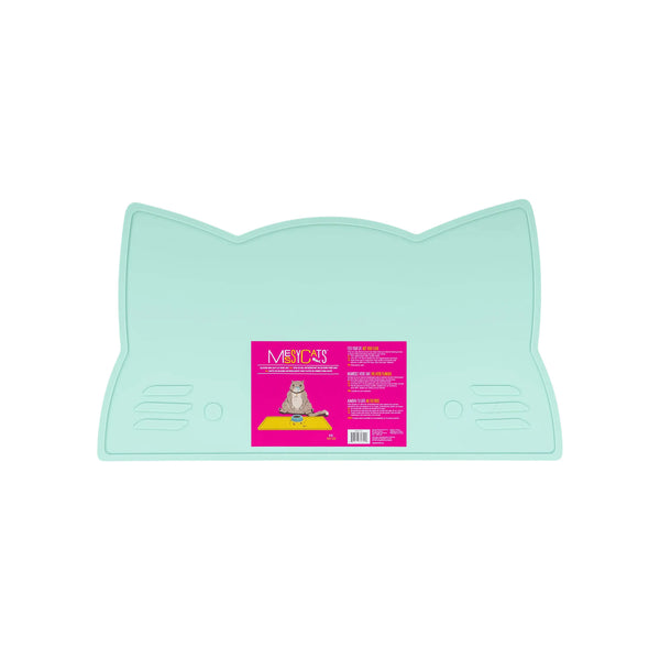 Messy Mutts Non-Slip Bowl Mat for Cats Packaged
