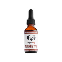 MycoDog Turkey Tail Mushroom Tincture for Dogs Front of Bottle