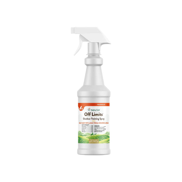NaturVet Off Limits Dog Training Spray for Dogs & Cats Front of Bottle