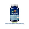 NaturVet Senior Hip & Joint Care Plus Tablets for Dogs Front of Bottle NEW NAME