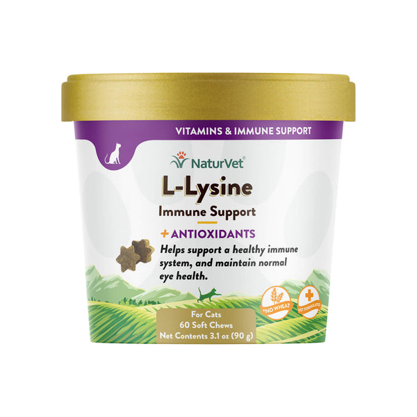 NaturVet L-Lysine Immune Support for Cats Front of Package