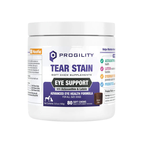 Nootie Progility Tear Stain Supplement for Dogs Front of Package