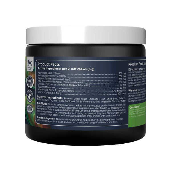 Nulo Functional Mobility Soft Chew Supplements for Dogs