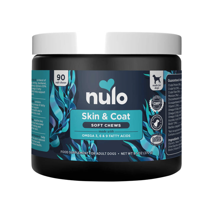 Nulo Superfood Omega Soft Chew Supplements for Dogs