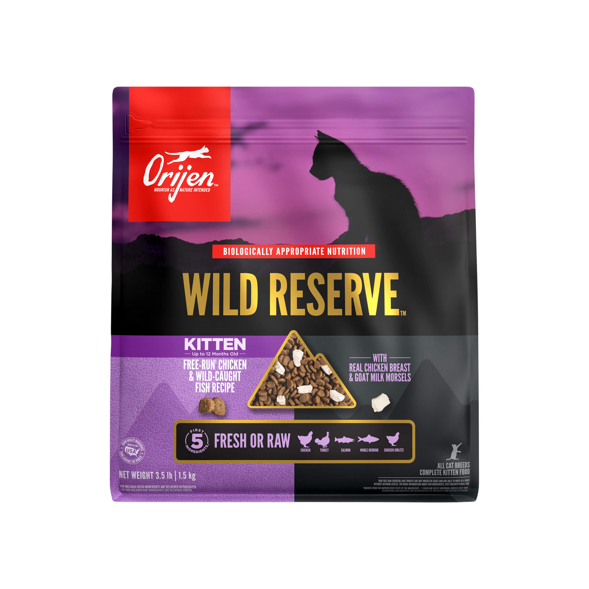 Orijen Grain Free Wild Reserve Dry Kitten Food | Only Natural Pet