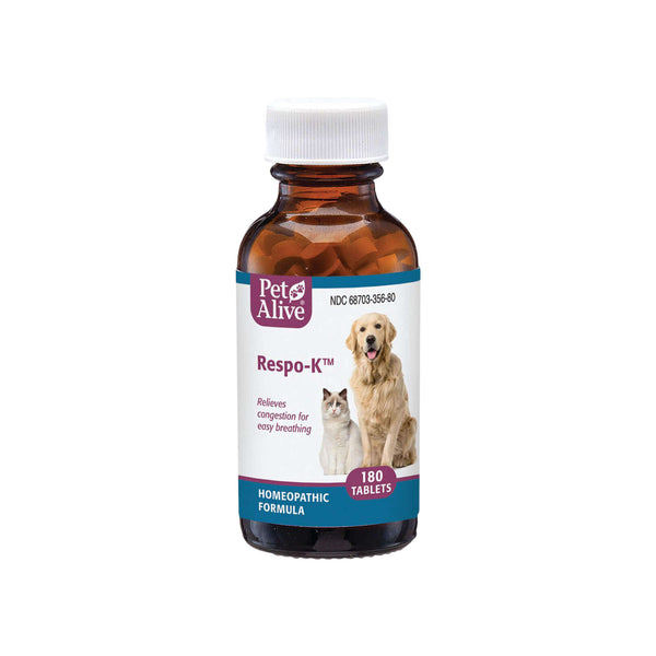 PetAlive Respo-K Tablets Bottle Front